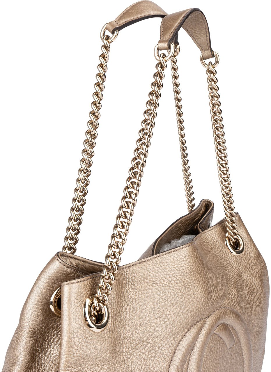 Gucci Gucci Leather GG Soho Shoulder Bag Divers