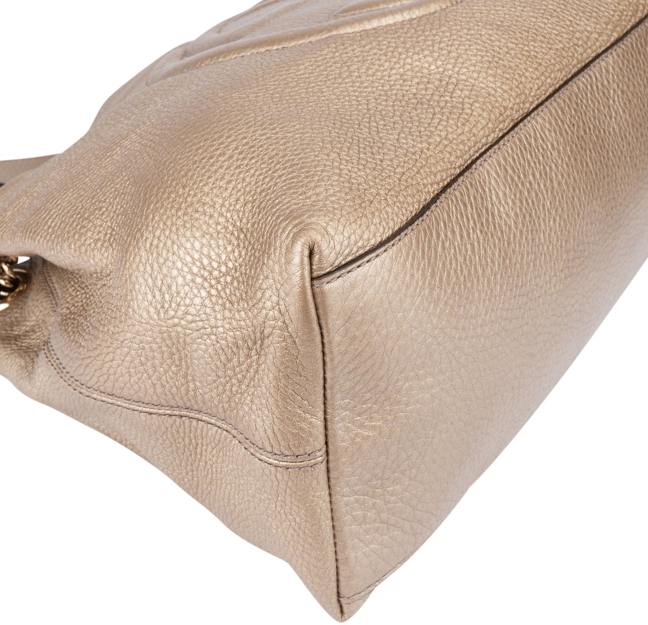 Gucci Gucci Leather GG Soho Shoulder Bag Divers