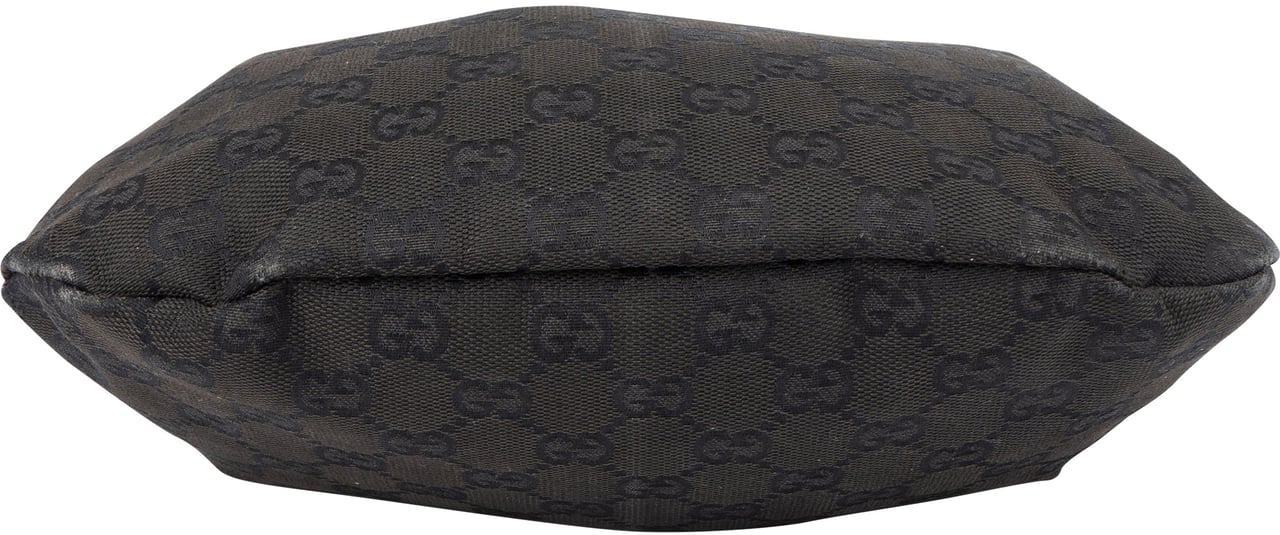 Gucci Gucci GG Monogram Bamboo Handbag Zwart