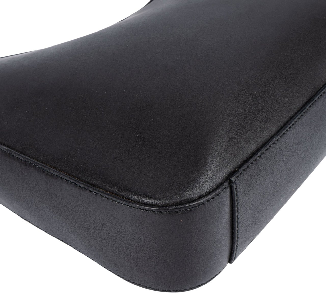 Gucci Gucci Classic Black Leather Shoulder Bag Zwart