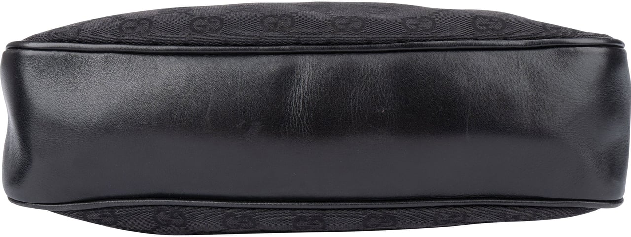 Gucci Gucci GG Monogram Bamboo Handbag Zwart