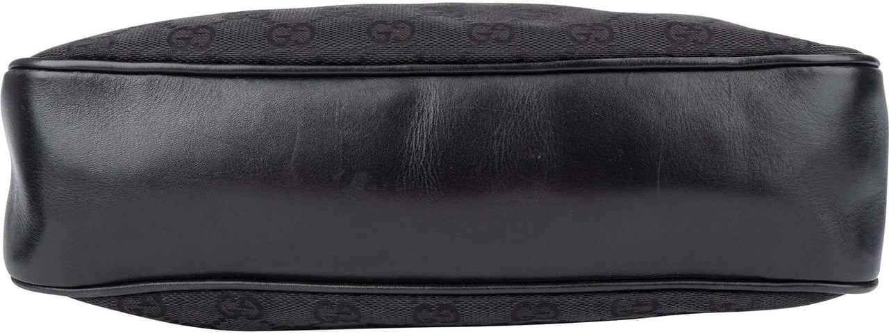 Gucci Gucci GG Monogram Bamboo Handbag Zwart