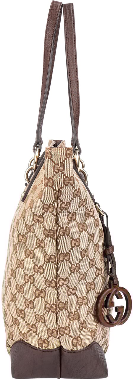 Gucci Gucci GG Monogram Handbag Bruin