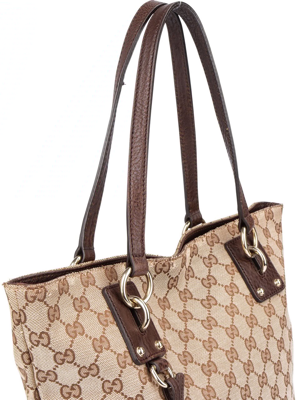 Gucci Gucci GG Monogram Handbag Bruin