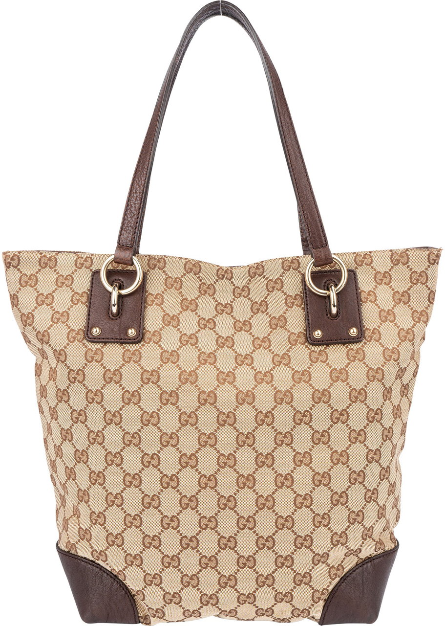 Gucci Gucci GG Monogram Handbag Bruin