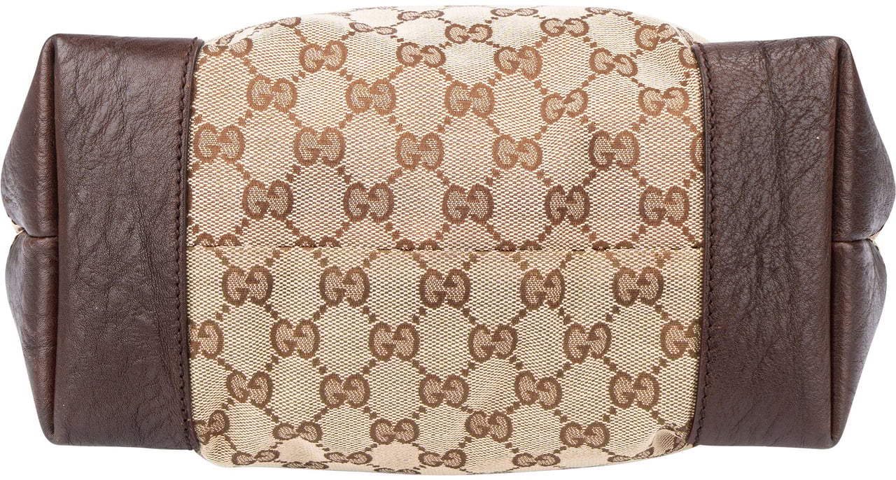 Gucci Gucci GG Monogram Handbag Bruin