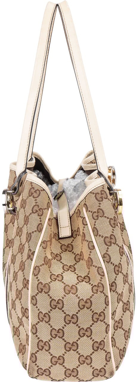 Gucci Gucci Monogram Twin GG Handbag Bruin