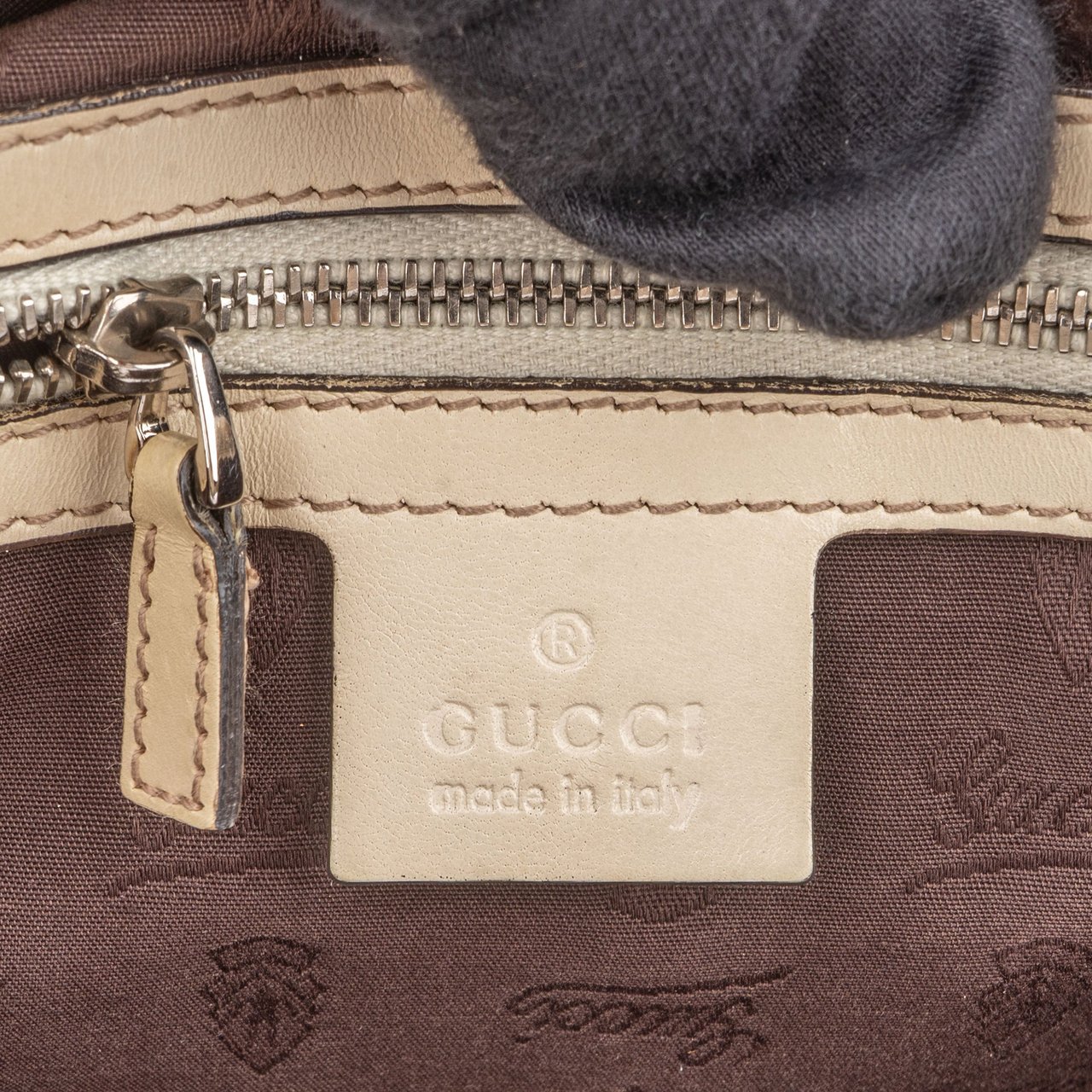 Gucci Gucci Monogram Twin GG Handbag Bruin