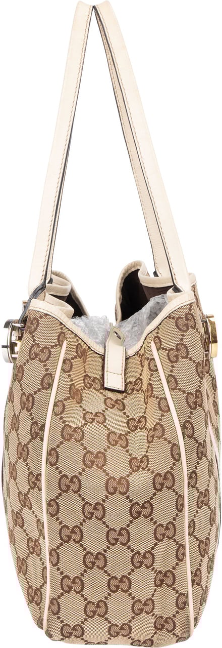 Gucci Gucci Monogram Twin GG Handbag Bruin