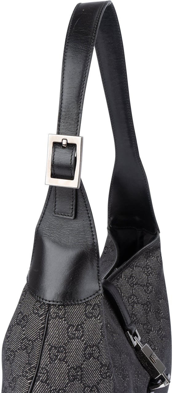 Gucci Gucci GG Monogram Jackie Handbag Zwart