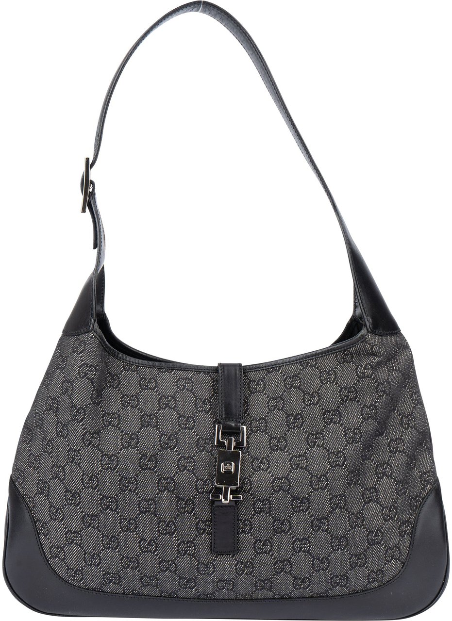 Gucci Gucci GG Monogram Jackie Handbag Zwart