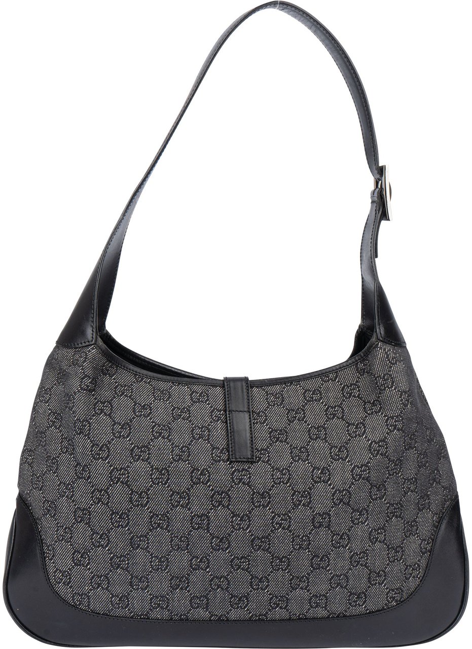 Gucci Gucci GG Monogram Jackie Handbag Zwart