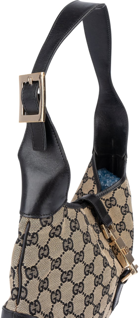 Gucci Gucci GG Monogram Jackie Handbag Zwart