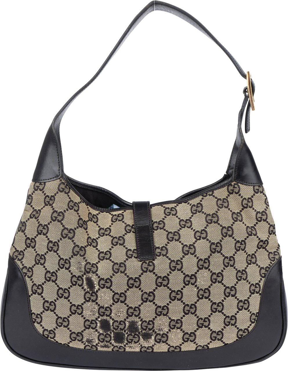 Gucci Gucci GG Monogram Jackie Handbag Zwart