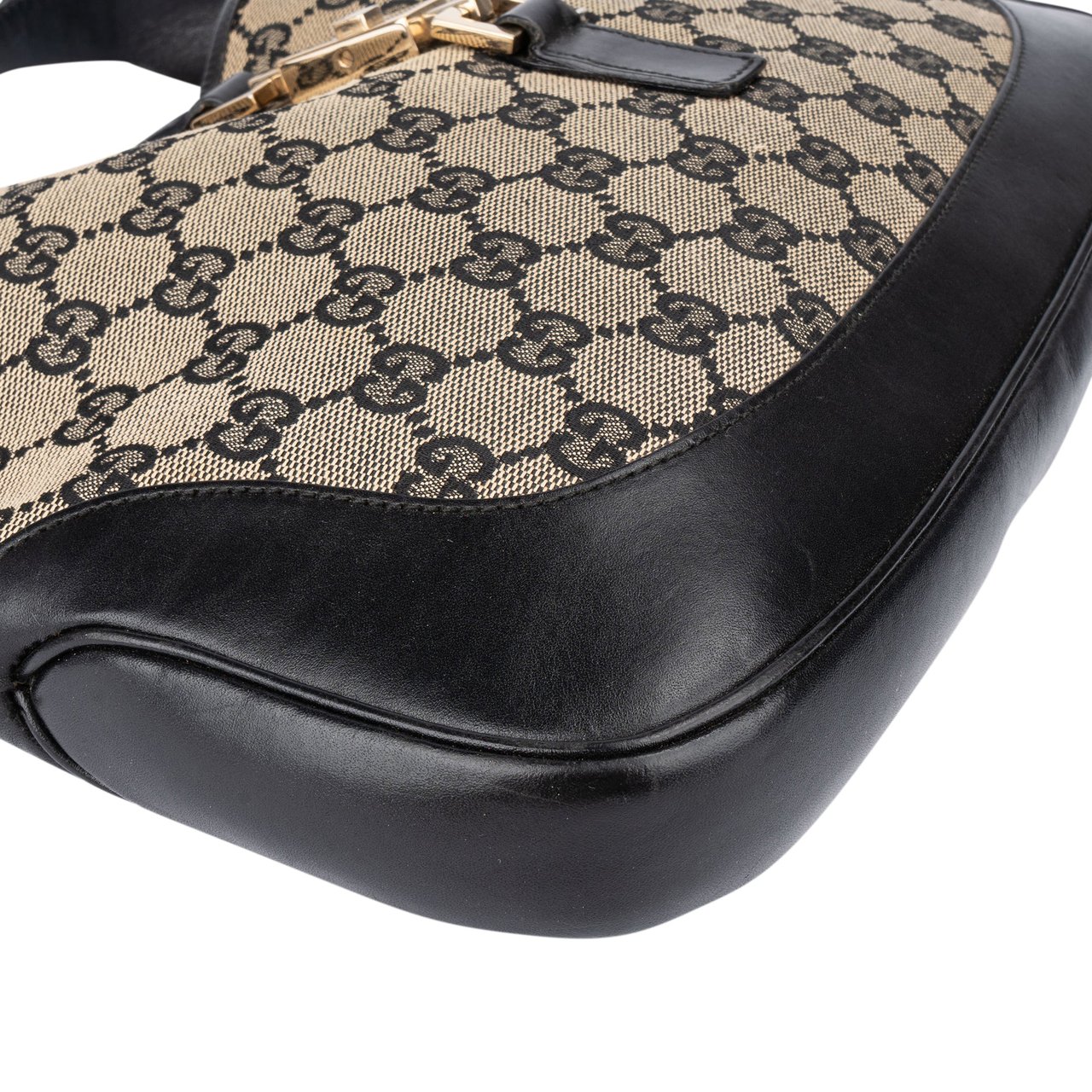 Gucci Gucci GG Monogram Jackie Handbag Zwart