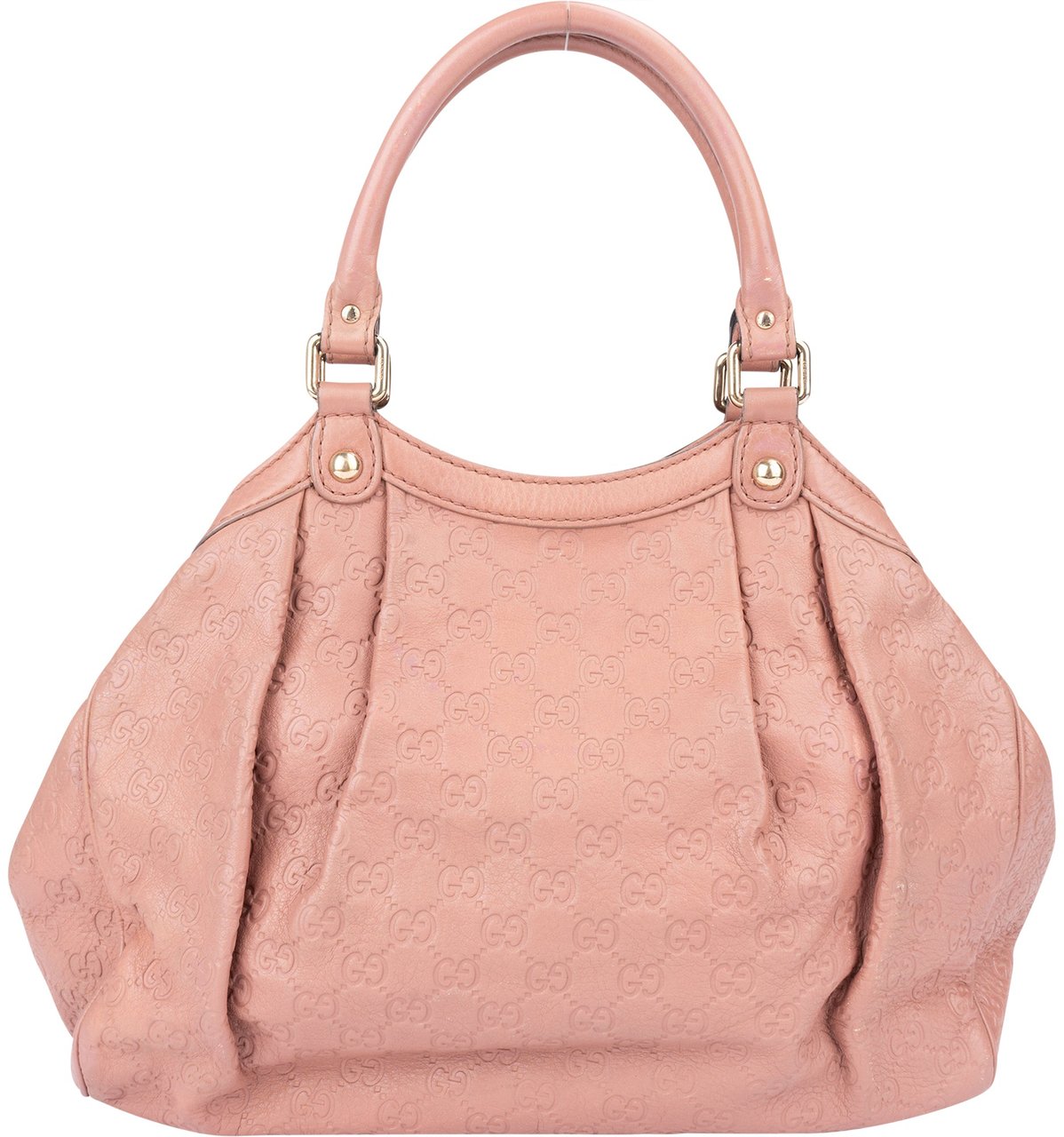 Gucci Gucci Leather GG Monogram Sukey Handbag Roze