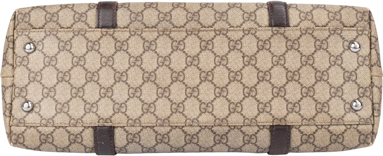 Gucci Gucci GG Supreme Monogram Handbag Bruin