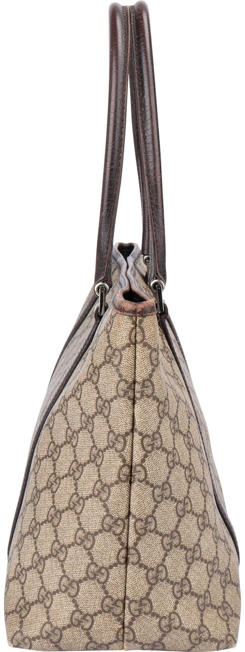 Gucci Gucci GG Supreme Monogram Handbag Bruin