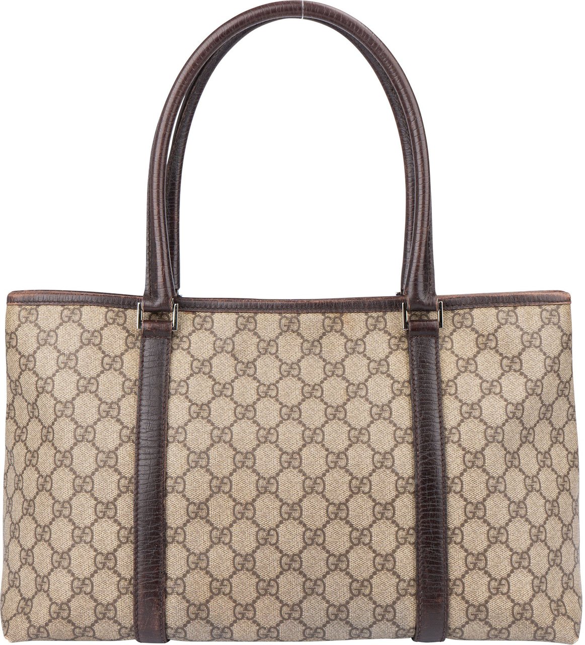Gucci Gucci GG Supreme Monogram Handbag Bruin