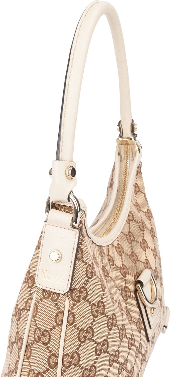 Gucci Gucci GG Monogram Abbey Handbag Bruin