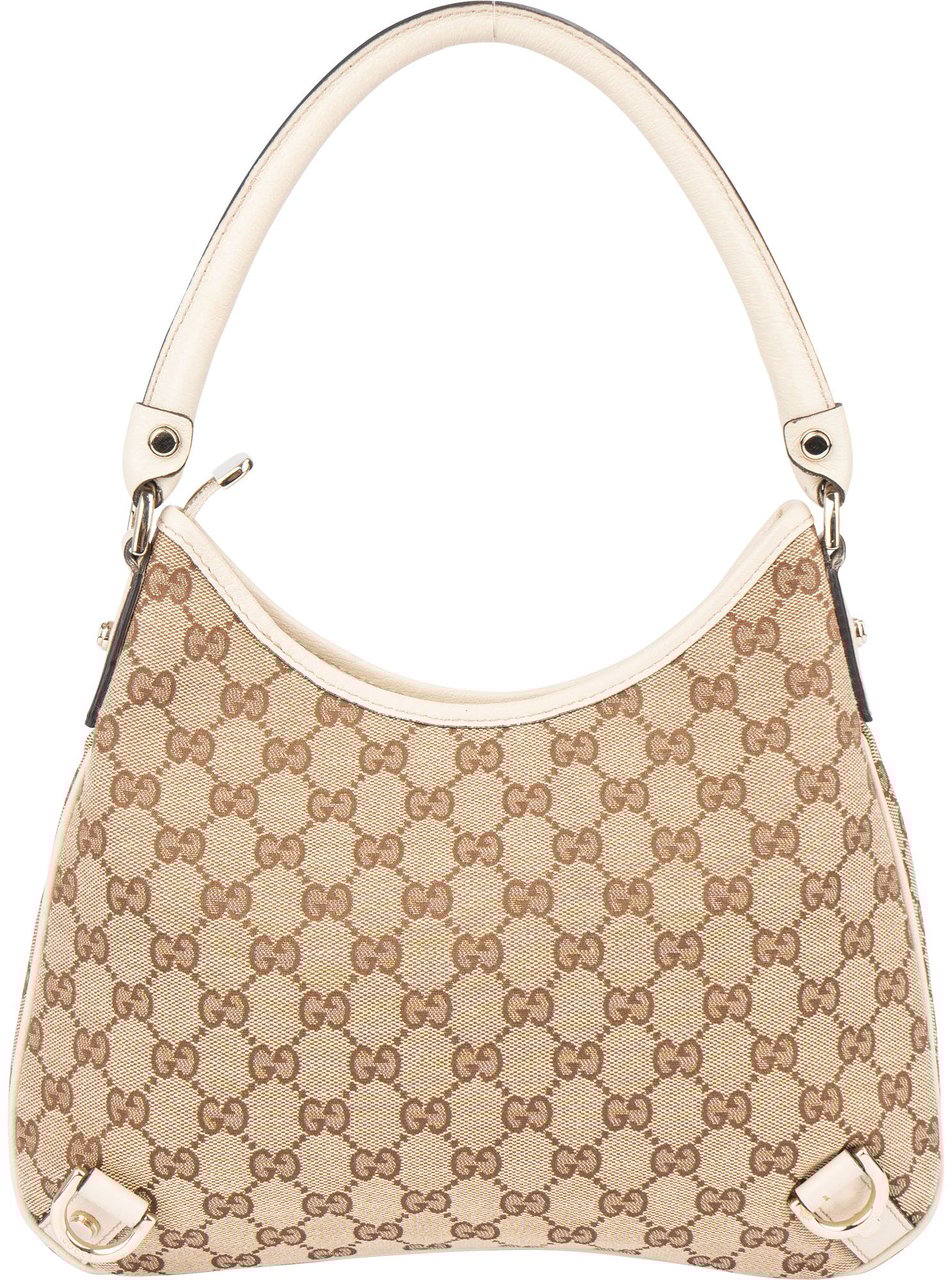 Gucci Gucci GG Monogram Abbey Handbag Bruin