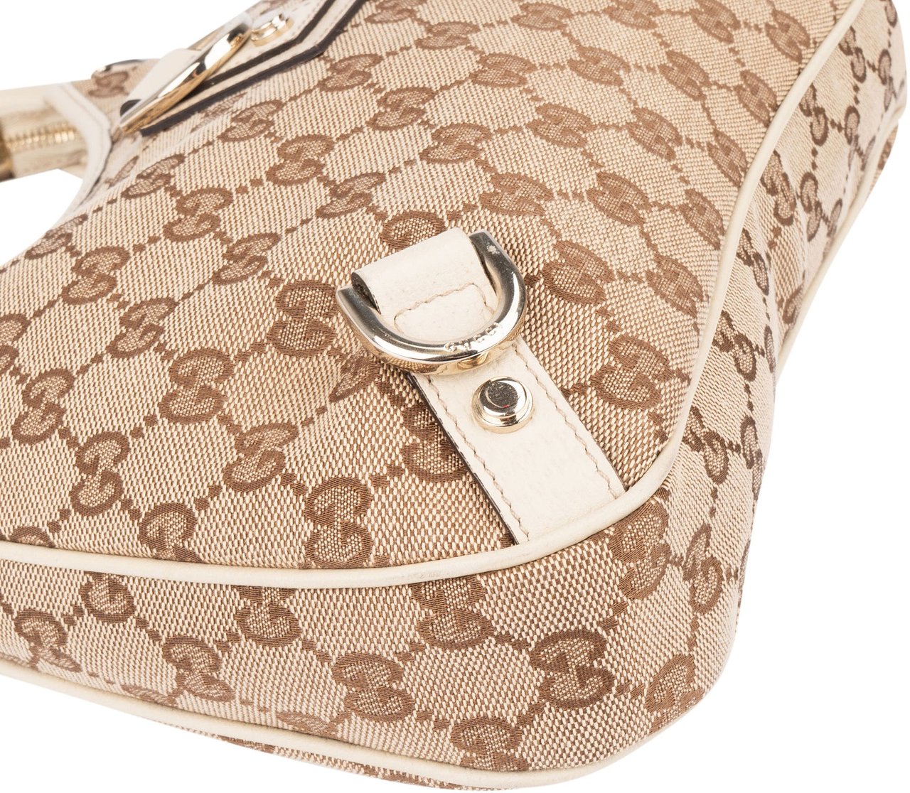 Gucci Gucci GG Monogram Abbey Handbag Bruin
