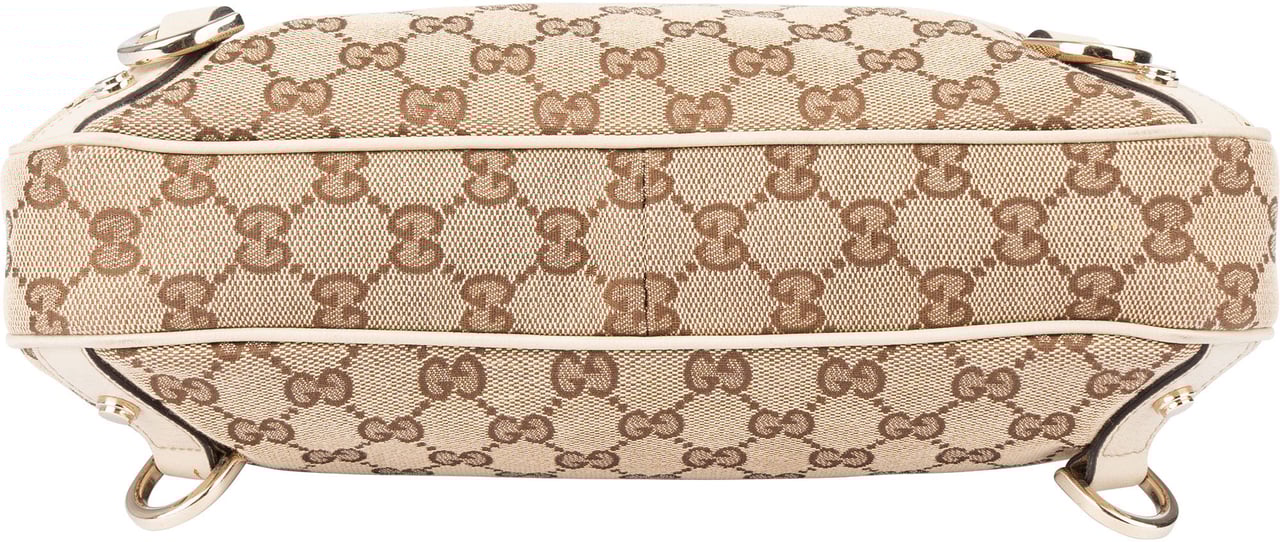 Gucci Gucci GG Monogram Abbey Handbag Bruin