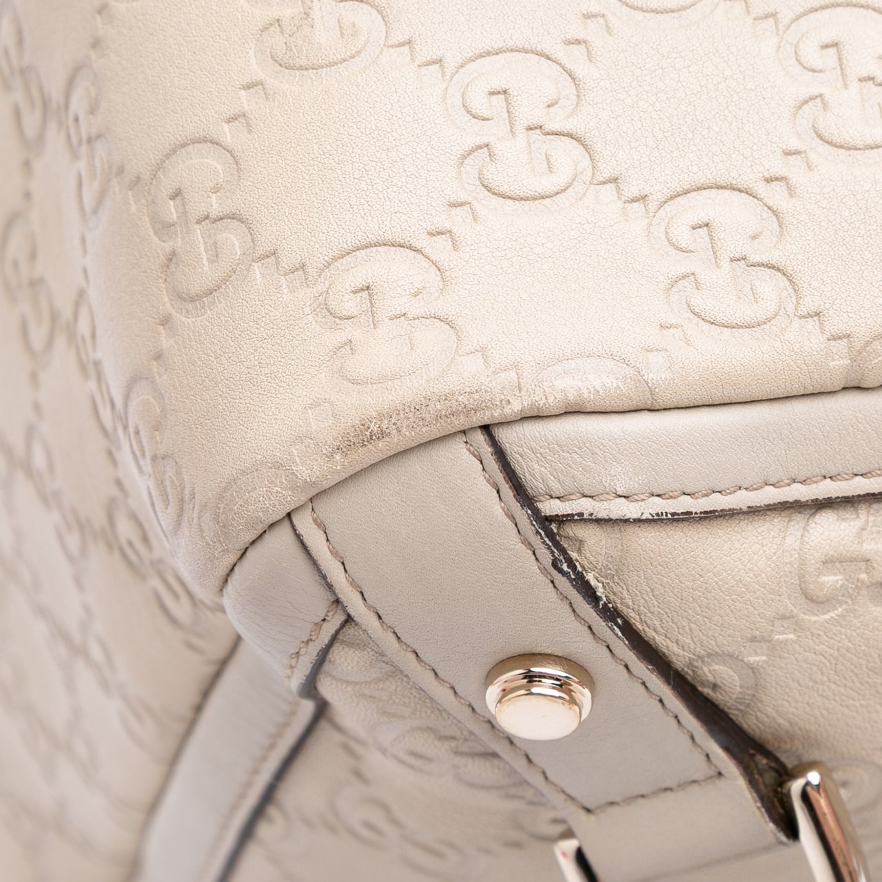 Gucci Guccissima Abbey D Ring Tote Bruin