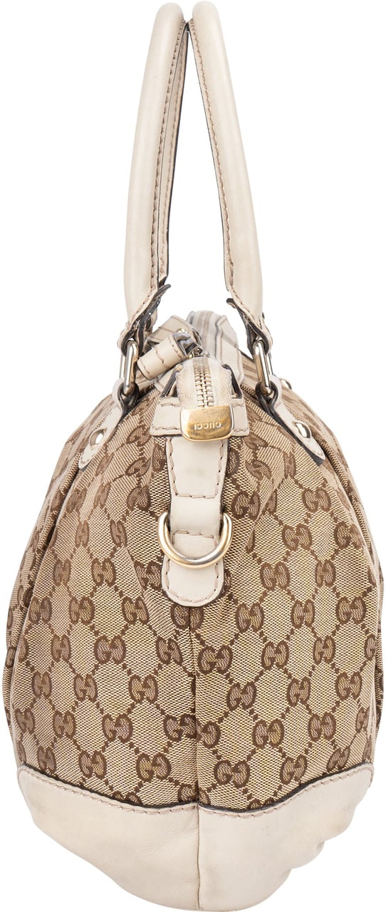 Gucci Gucci GG Monogram Sukey Handbag Bruin