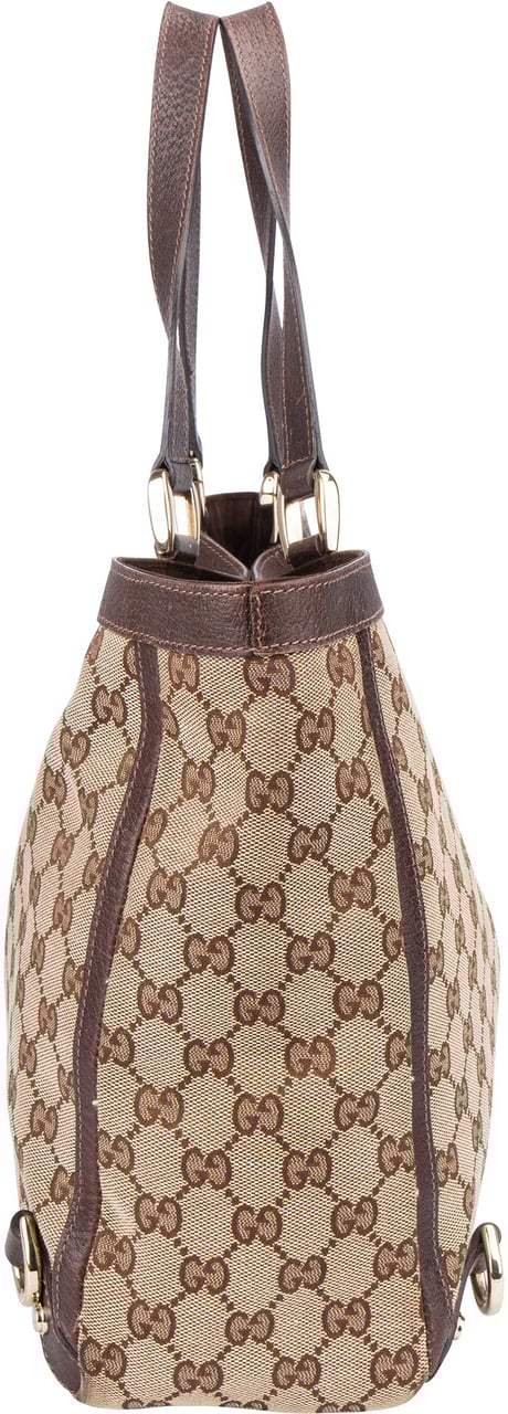 Gucci Gucci GG Monogram Abbey Handbag Bruin