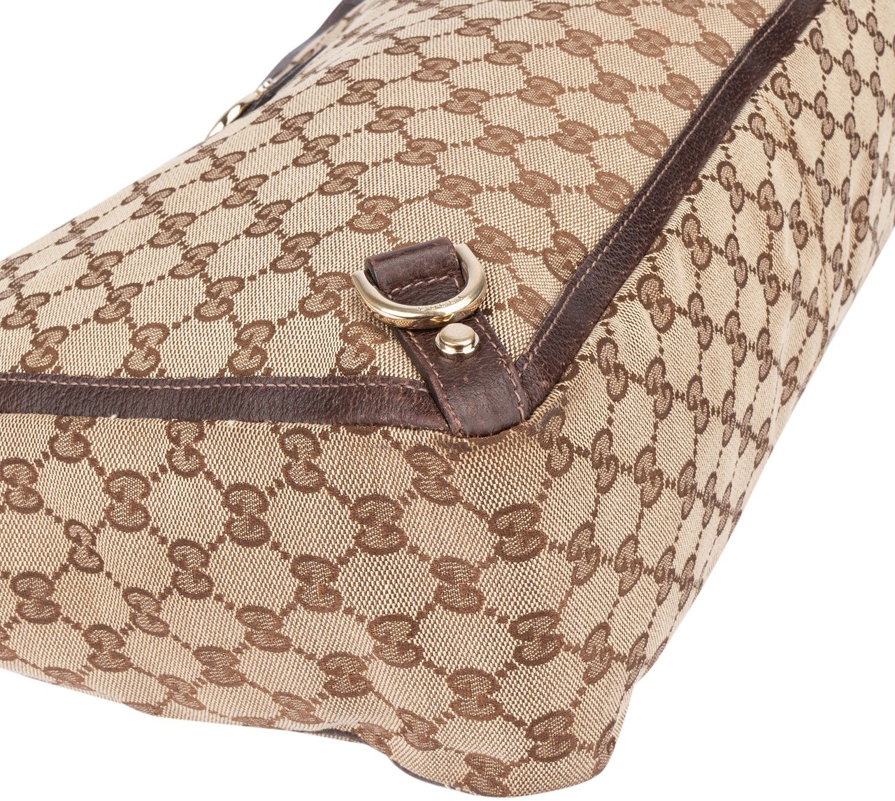 Gucci Gucci GG Monogram Abbey Handbag Bruin
