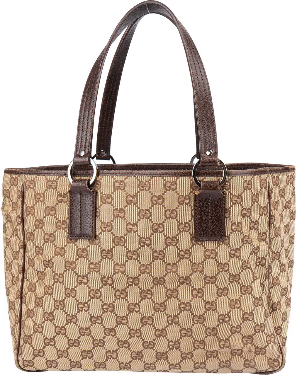 Gucci Gucci GG Monogram Handbag Bruin