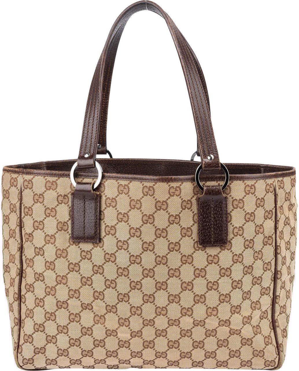 Gucci Gucci GG Monogram Handbag Bruin