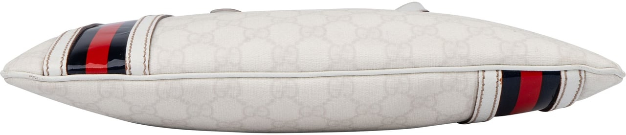 Gucci Gucci Canvas GG Monogram Crossbody Side Bag Wit