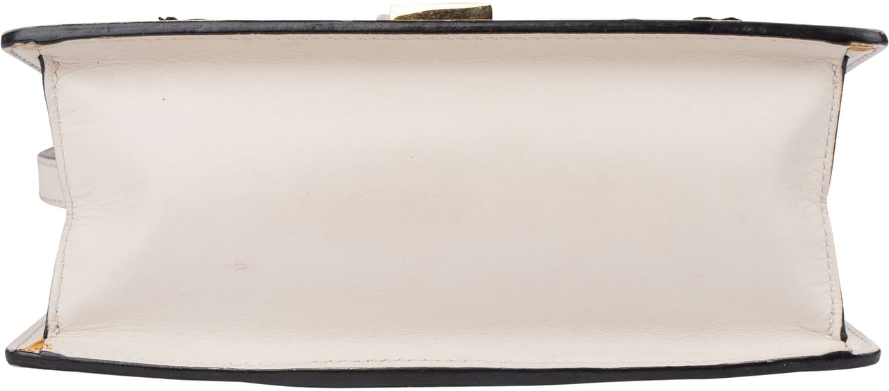 Gucci Gucci Limited Floral Mini Sylvie Handbag Wit