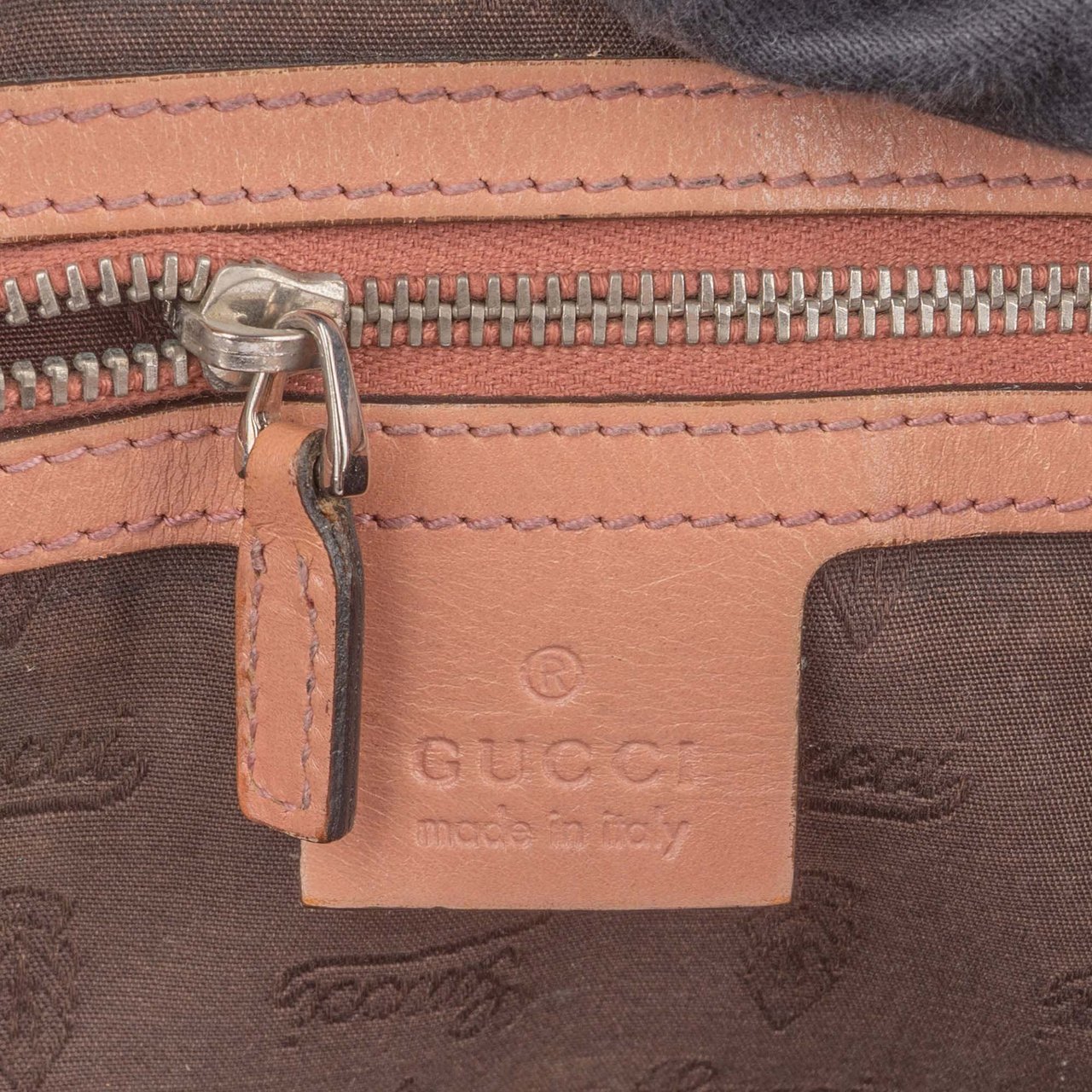 Gucci Gucci Monogram Twin GG Handbag Bruin