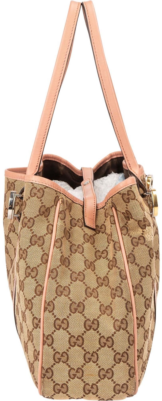Gucci Gucci Monogram Twin GG Handbag Bruin