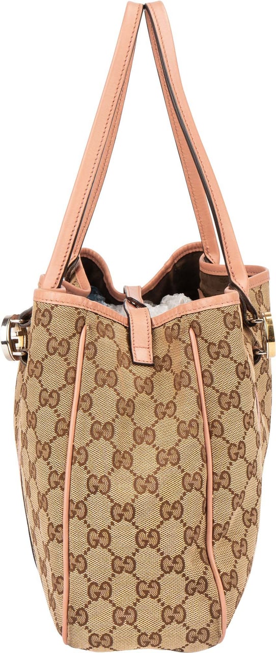 Gucci Gucci Monogram Twin GG Handbag Bruin