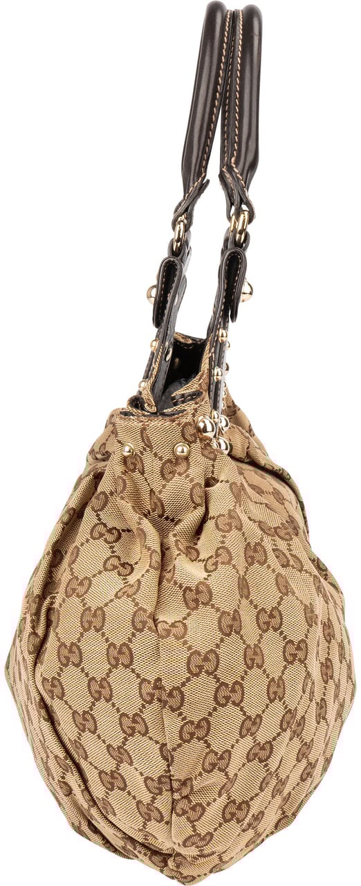 Gucci Gucci GG Monogram Pelham Handbag Bruin