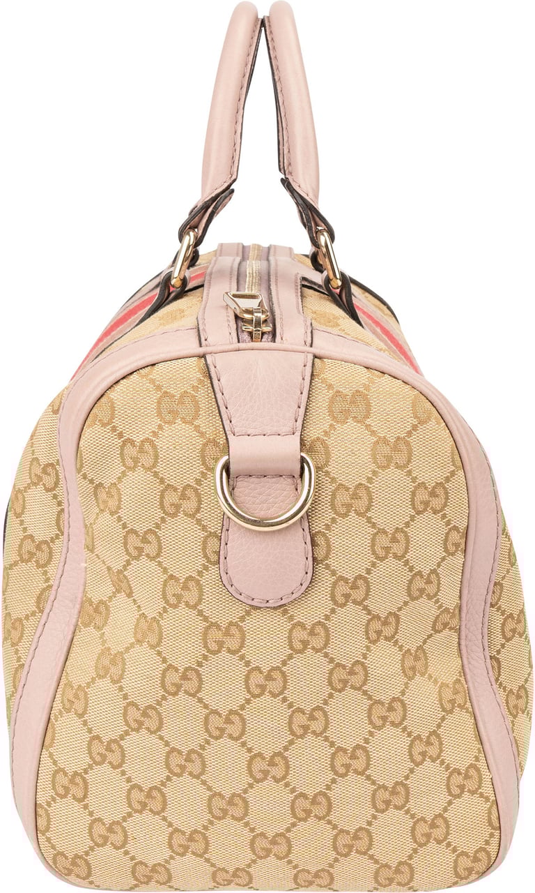 Gucci Gucci GG Monogram Boston Handbag Bruin