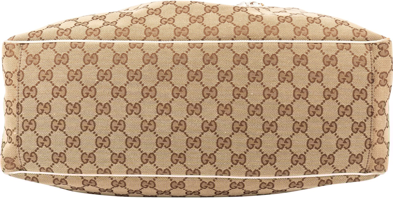 Gucci Gucci GG Monogram Positano Handbag Bruin