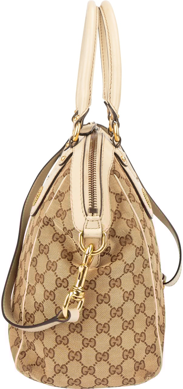 Gucci Gucci GG Monogram Handbag Bruin
