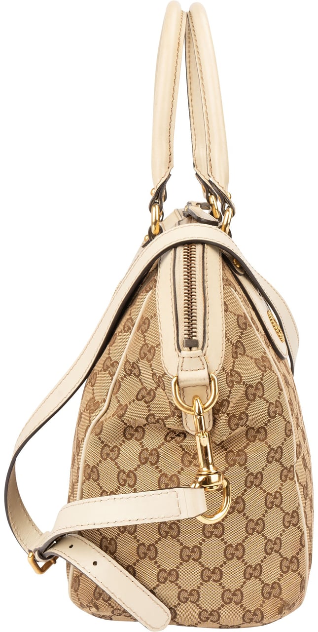 Gucci Gucci GG Monogram Handbag Bruin