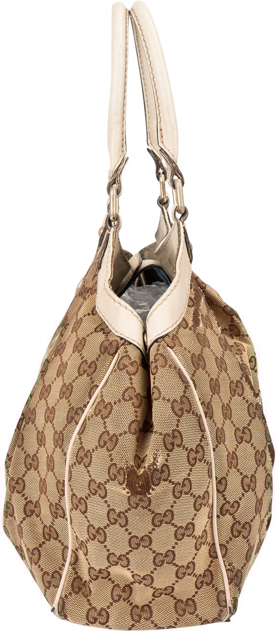 Gucci Gucci GG Monogram Sukey Handbag Bruin