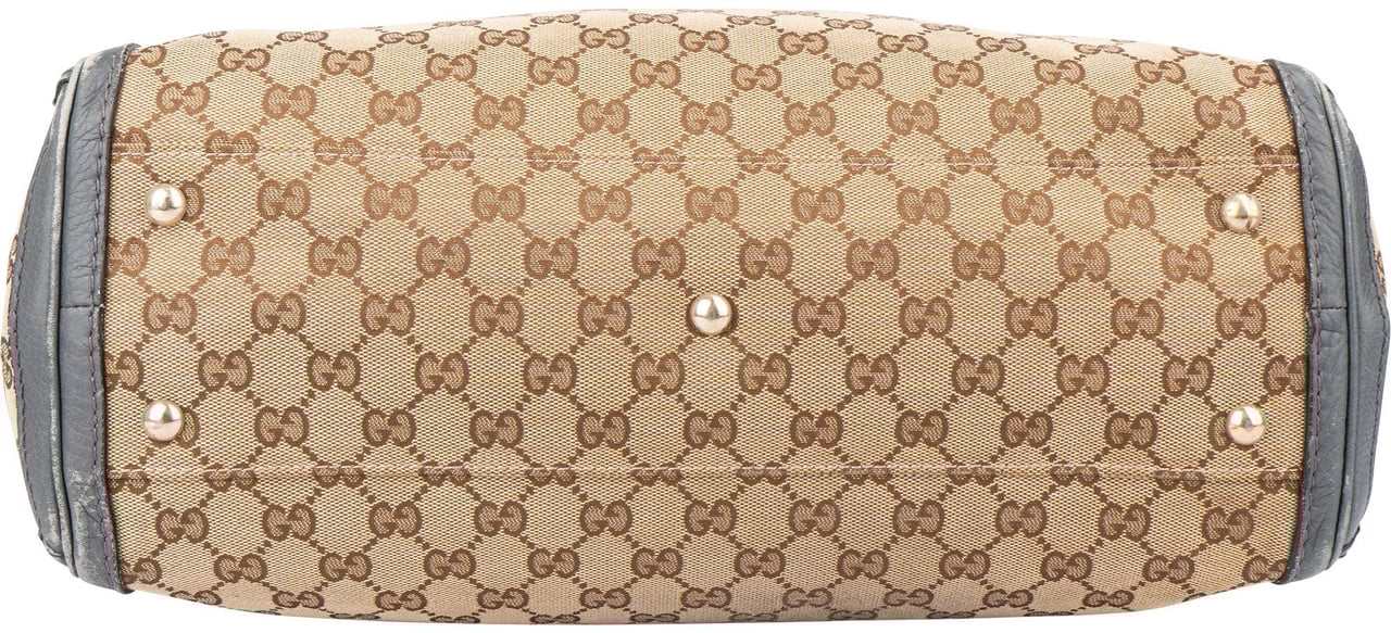 Gucci Gucci GG Monogram Bamboo Handbag Bruin