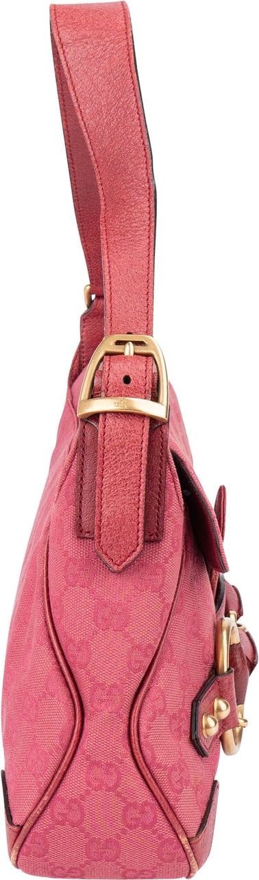 Gucci GG Monogram Horsebit By Tom Ford Handbag Roze