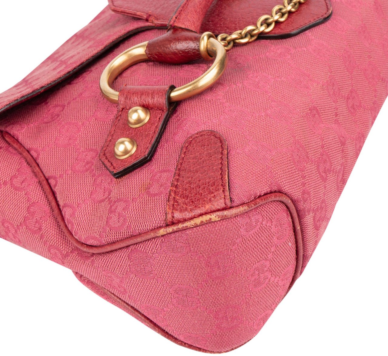 Gucci Gucci GG Monogram Horsebit By Tom Ford Handbag Roze