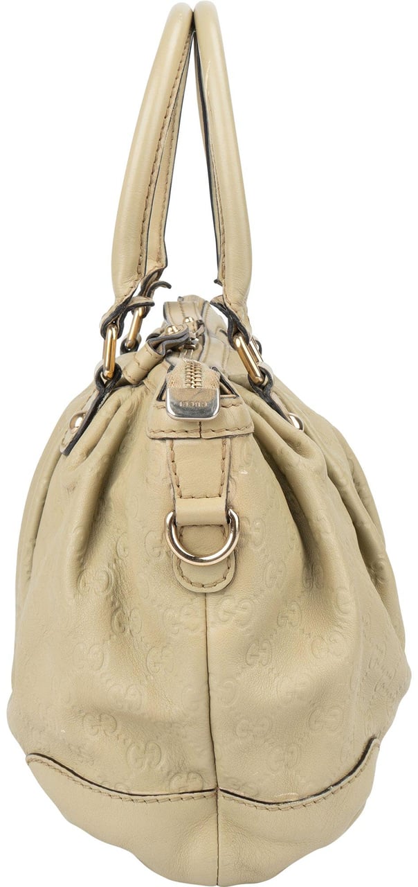 Gucci Gucci Leather GG Monogram Sukey Handbag Groen