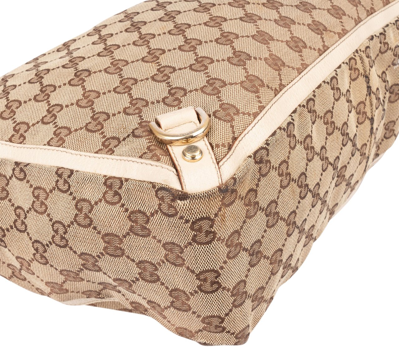 Gucci Gucci GG Monogram Abbey Handbag Bruin