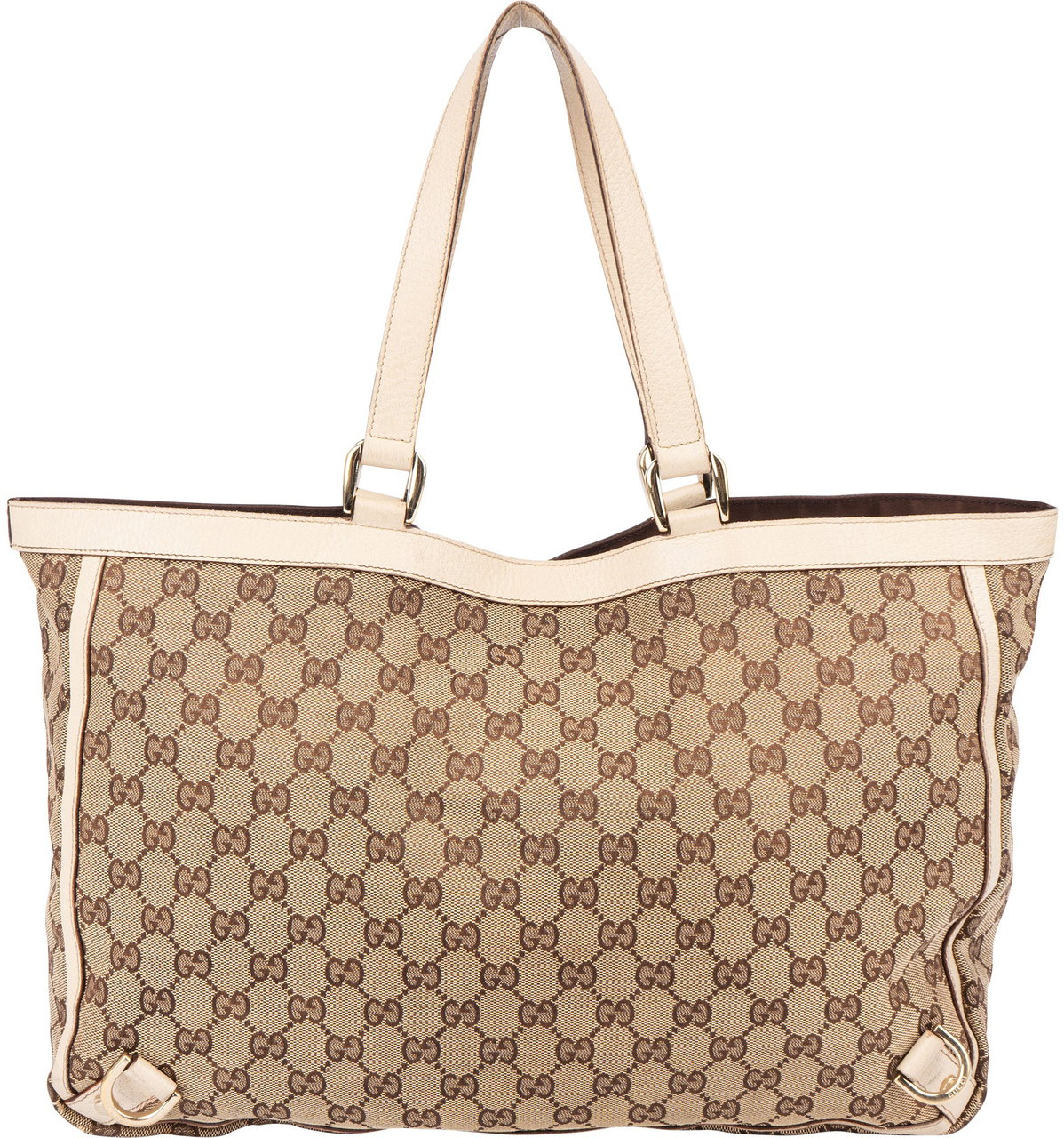 Gucci Gucci GG Monogram Abbey Handbag Bruin